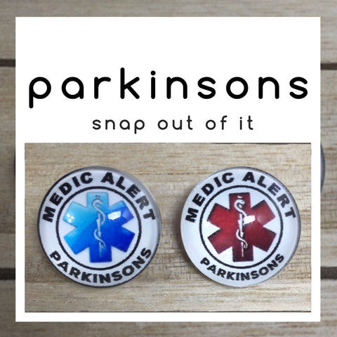 Parkinson’s Snap Button - FREE WITH BRACELET