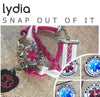 Lydia Pink and White Medical Alert Bracelet