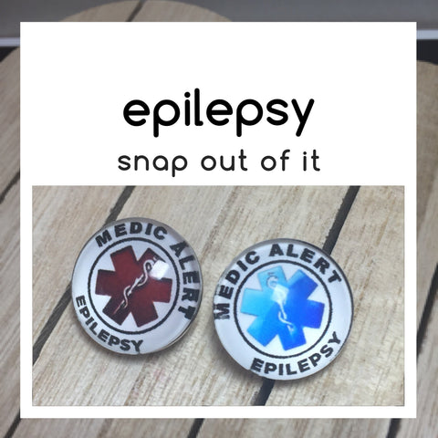 Epilepsy Snap Button - FREE WITH BRACELET