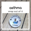 Childrens Asthma Snap Button - SNAP BUTTON ONLY
