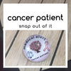 Cancer Patient Snap Button - Pink - SNAP BUTTON ONLY