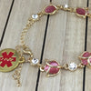 Alice Gold Plated Medical Alert Bracelet