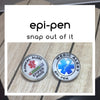 Epi Pen Snap Button - FREE WITH BRACELET