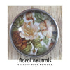 Floral Neutral Fashion Button Snap